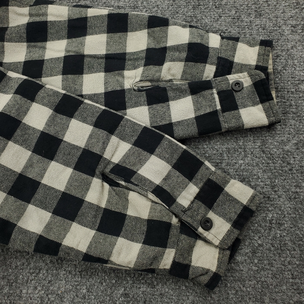 Monster Energy Shirt Jacket Mens XL Flannel Shacket Buffalo Quilted Lined Y2K - Picture 8 of 14